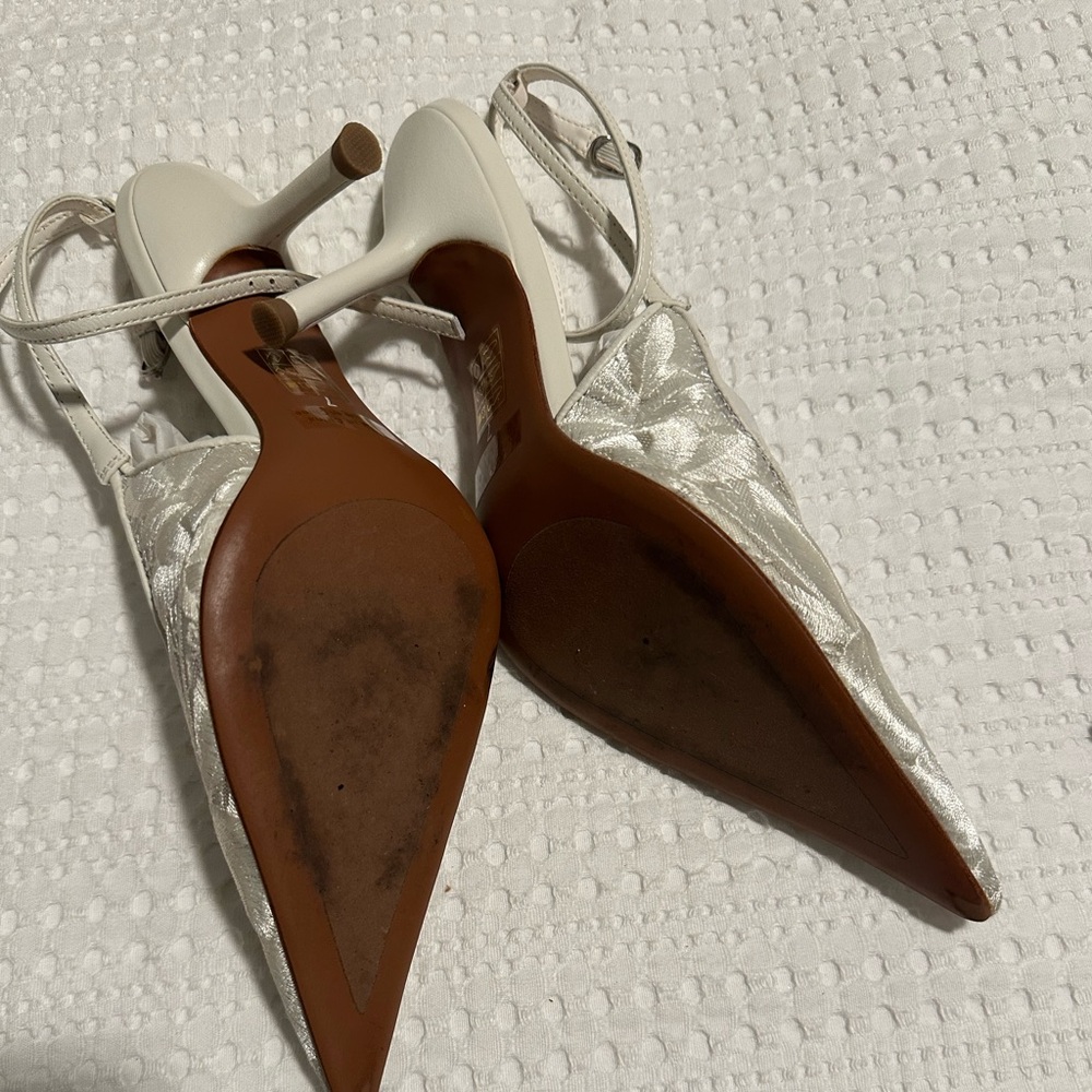 Jeffrey Campbell Exec Ankle Strap Pointed Toe Pump - Picture 7 of 8
